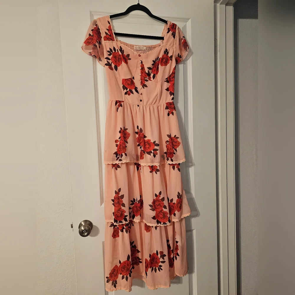 Ivy City Co Roses Are Red Dress - Picture 3 of 4